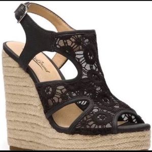 Lucky Brand Lace Wedges